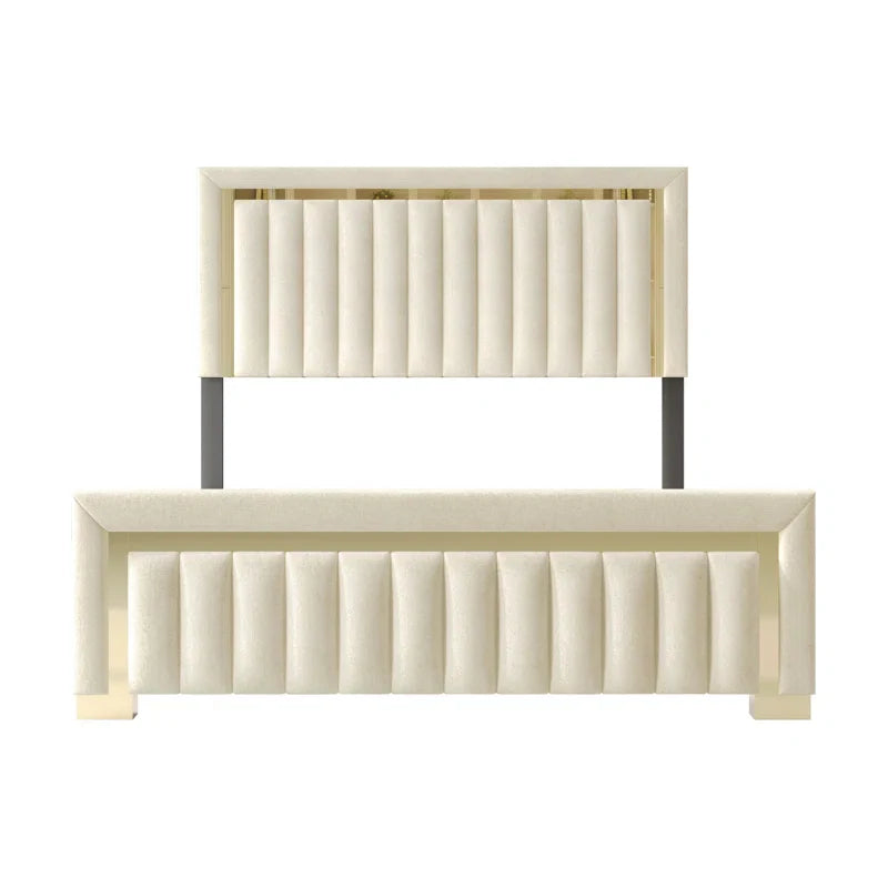 Lyn Upholstered Panel Bed