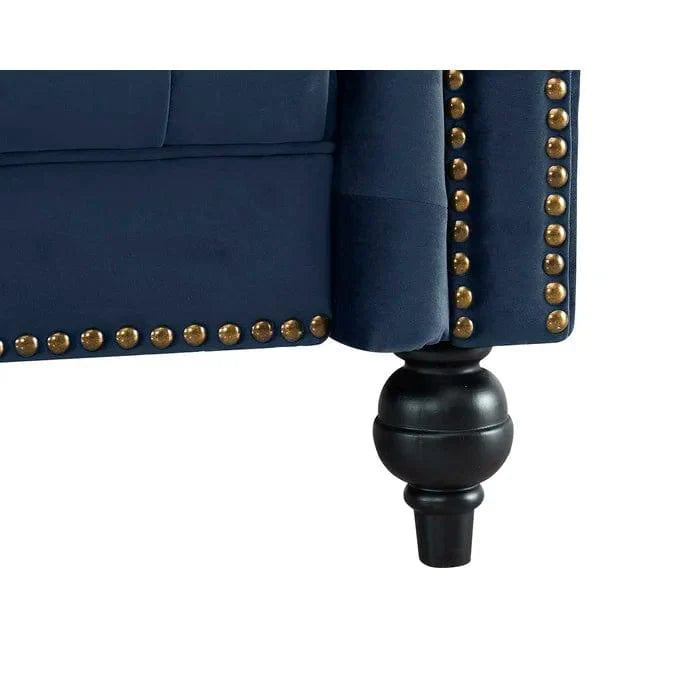 Mayfair Grey 2 Seater Chesterfield Sofa