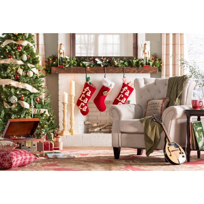 Wide Tufted Armchair Full Back Lounge Chair for Living Room/Home/Offices