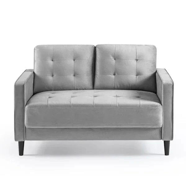 Rosenstein 52.76'' Velvet Square Arm Loveseat