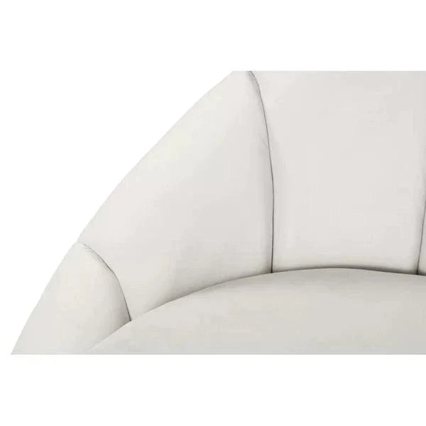 Velvet Curved Sofa