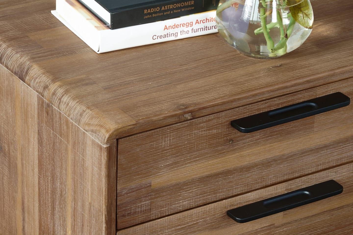 Solid Acacia Wood Seb Nightstand