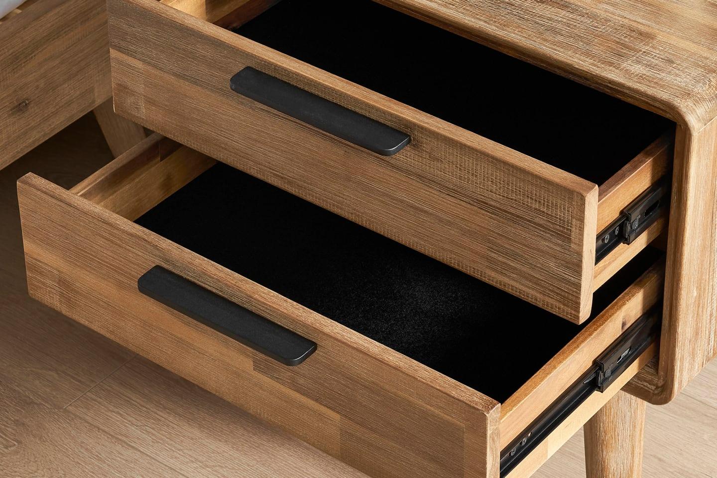 Solid Acacia Wood Seb Nightstand