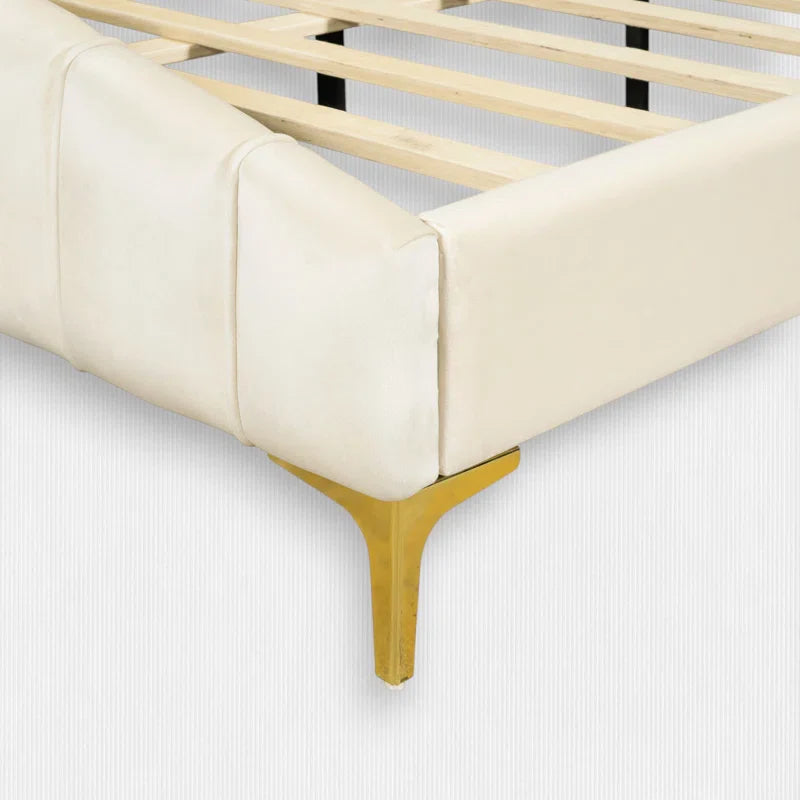 Classic Comfort Tasheema Queen Upholstered Low Profile Platform Bed