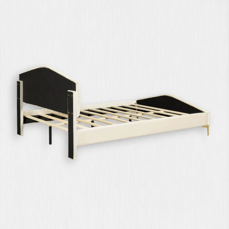 Classic Comfort Tasheema Queen Upholstered Low Profile Platform Bed