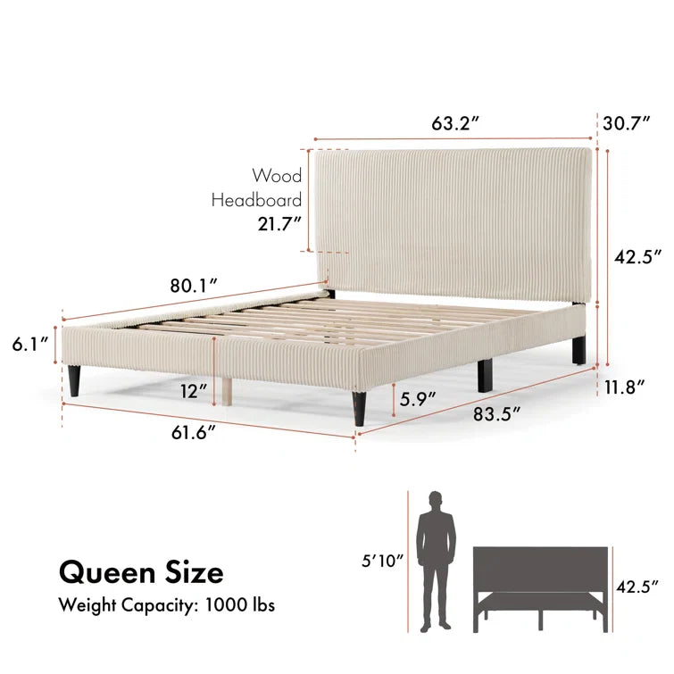 Tereca Upholstered Platform Bed