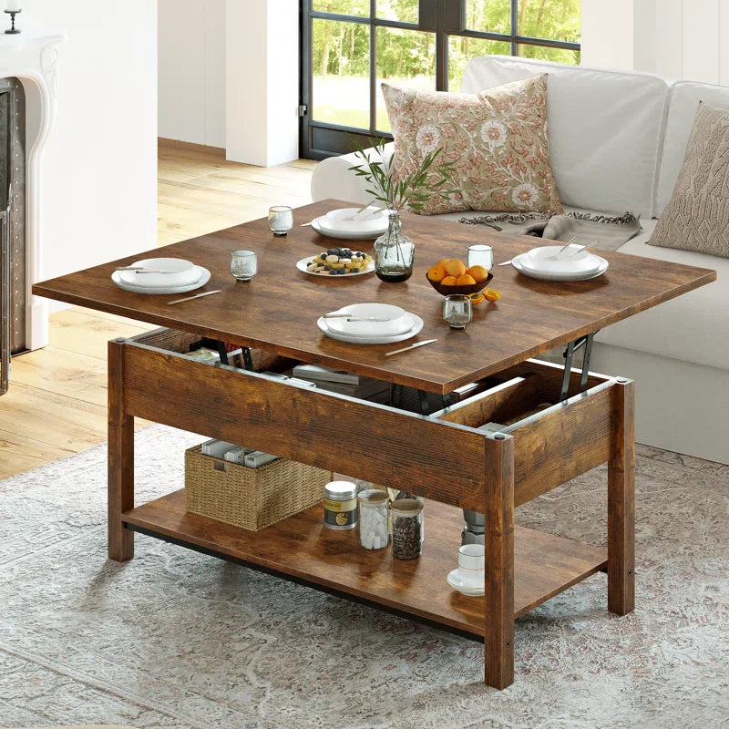 Torron 4-in-1 Multi-Fuction Torren Lift Top Coffee Table with Storage