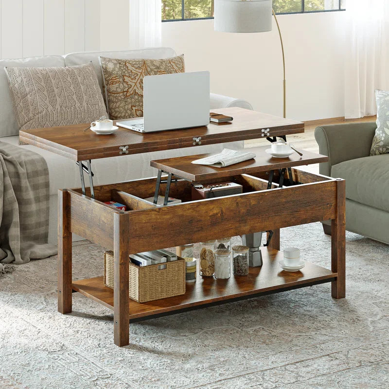 Torron 4-in-1 Multi-Fuction Torren Lift Top Coffee Table with Storage