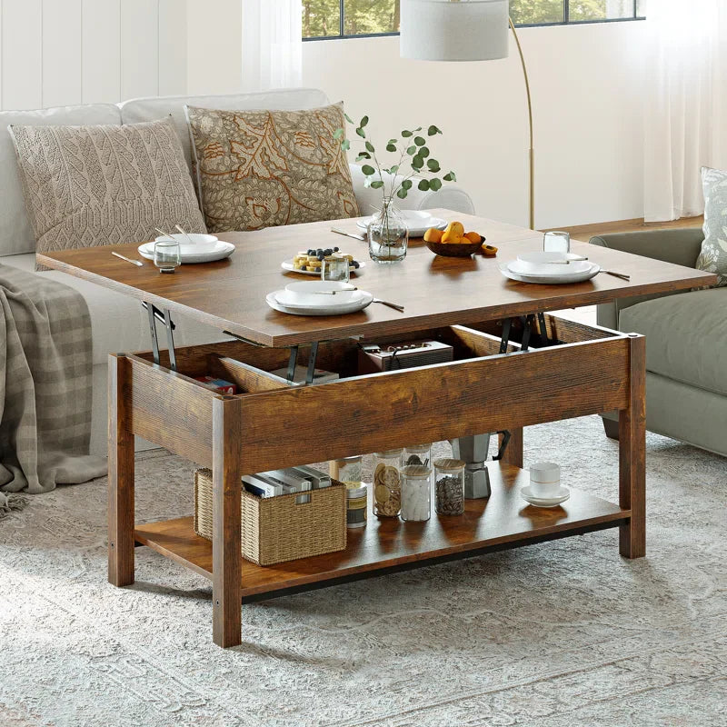 Torron 4-in-1 Multi-Fuction Torren Lift Top Coffee Table with Storage