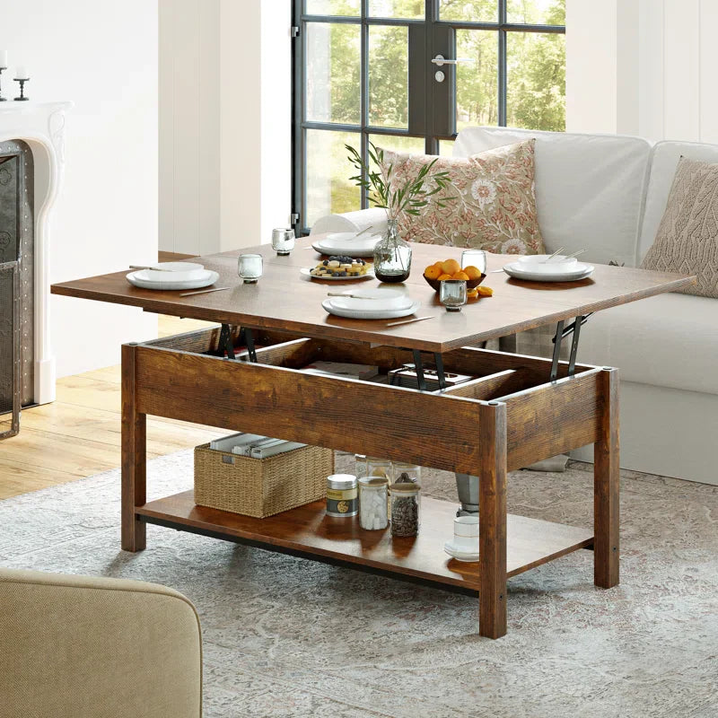 Torron 4-in-1 Multi-Fuction Torren Lift Top Coffee Table with Storage