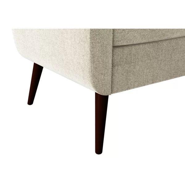 Wesson Wide Tufted Armchair and Ottoman