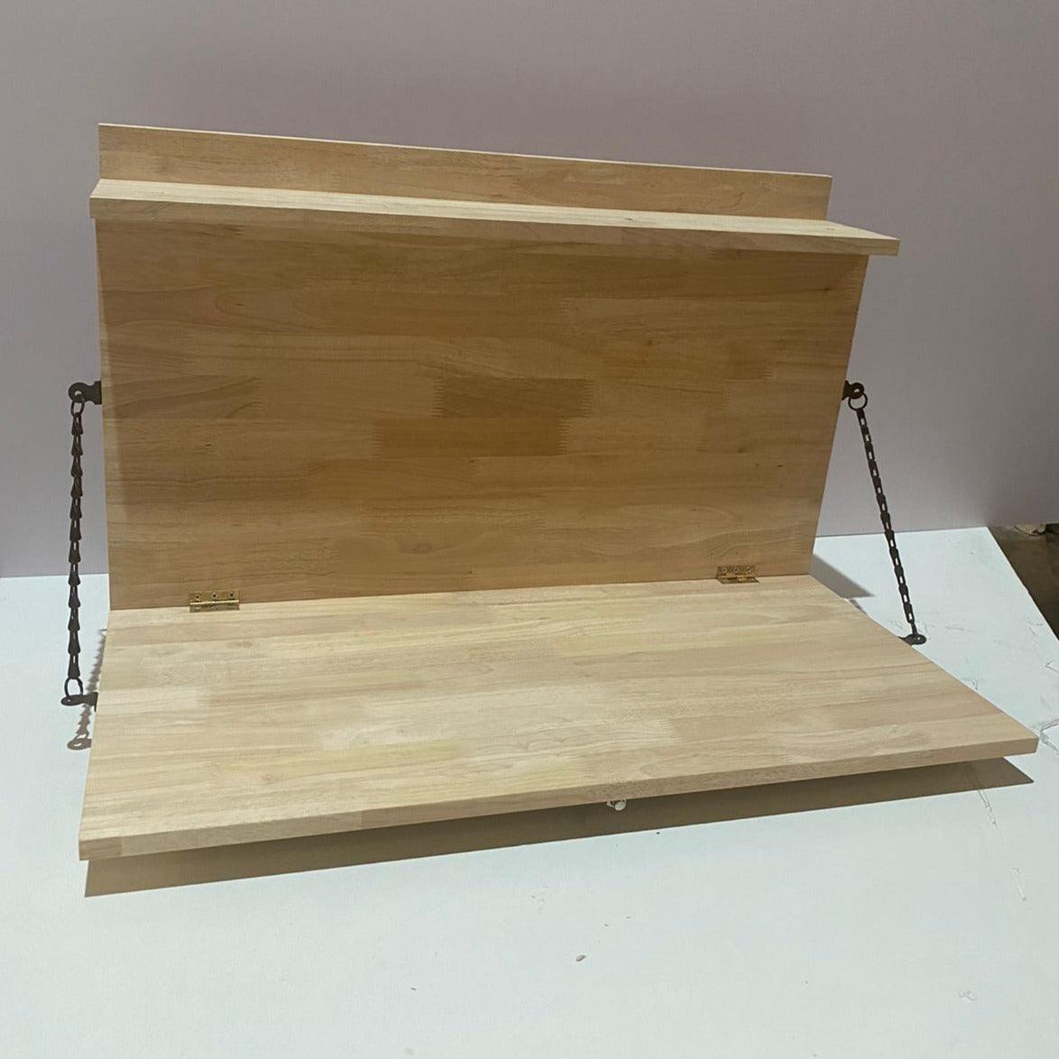 Hanging Laptop/Desktop Organizer – Balcony & Railing Friendly!