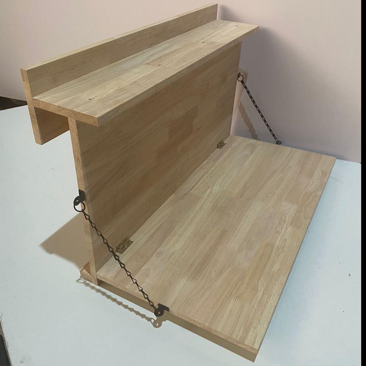 Hanging Laptop/Desktop Organizer – Balcony & Railing Friendly!