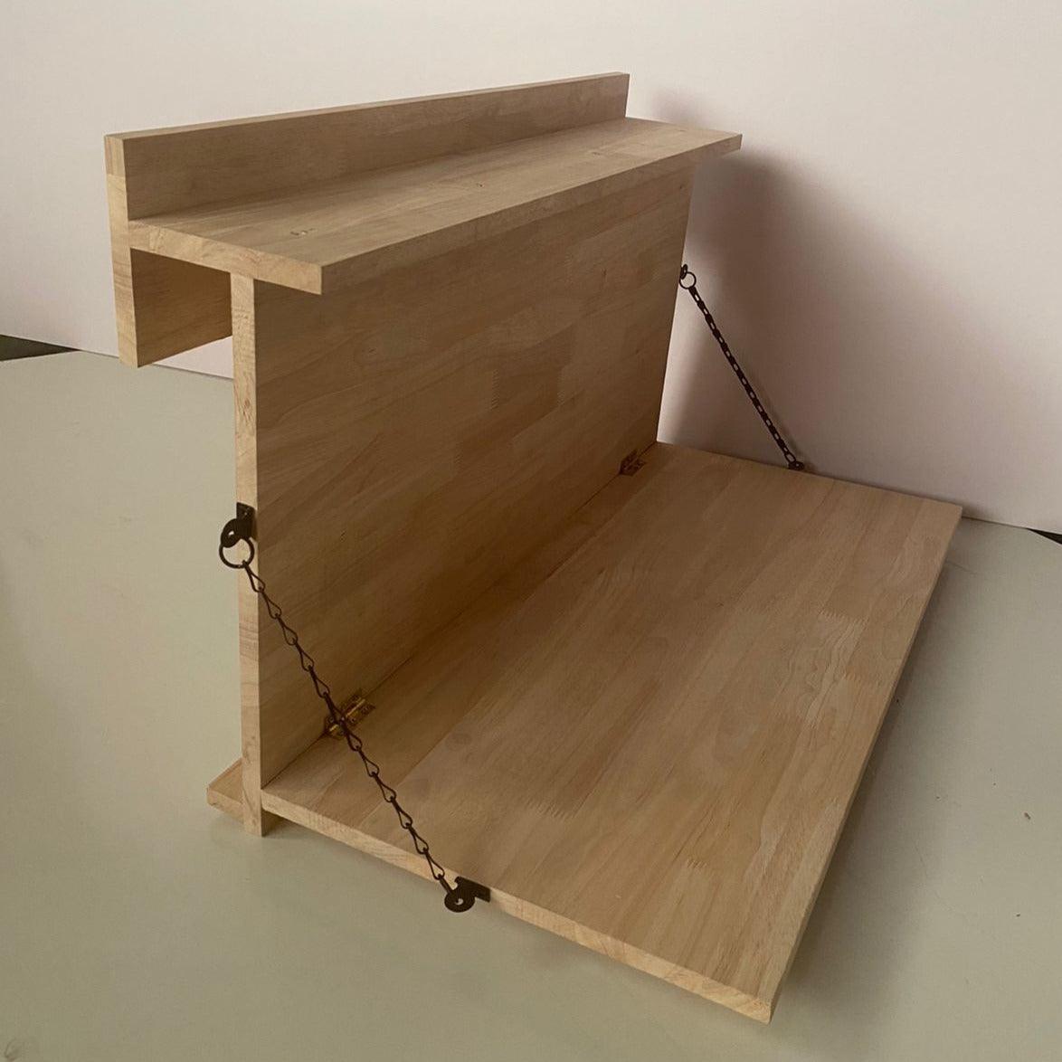Hanging Laptop/Desktop Organizer – Balcony & Railing Friendly!