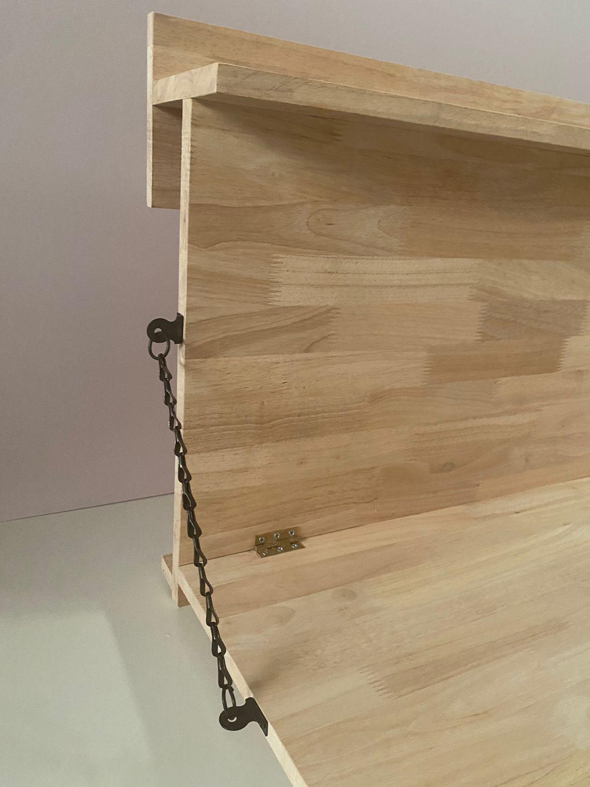 Hanging Laptop/Desktop Organizer – Balcony & Railing Friendly!