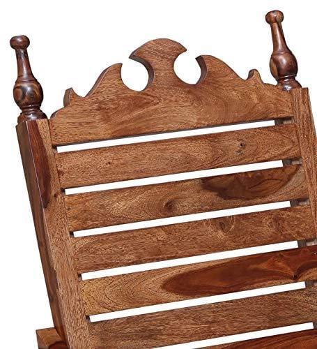 Amberville Colonial Chair in Rustic Teak Finish