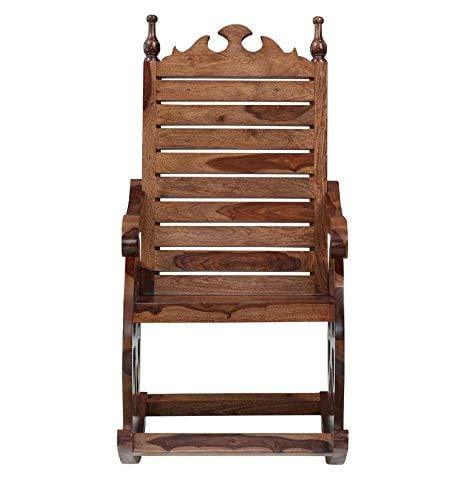 Amberville Colonial Chair in Rustic Teak Finish