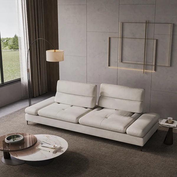 Torensal Drap 3 Seater Sofa with Adjustable Armrest & Backrest