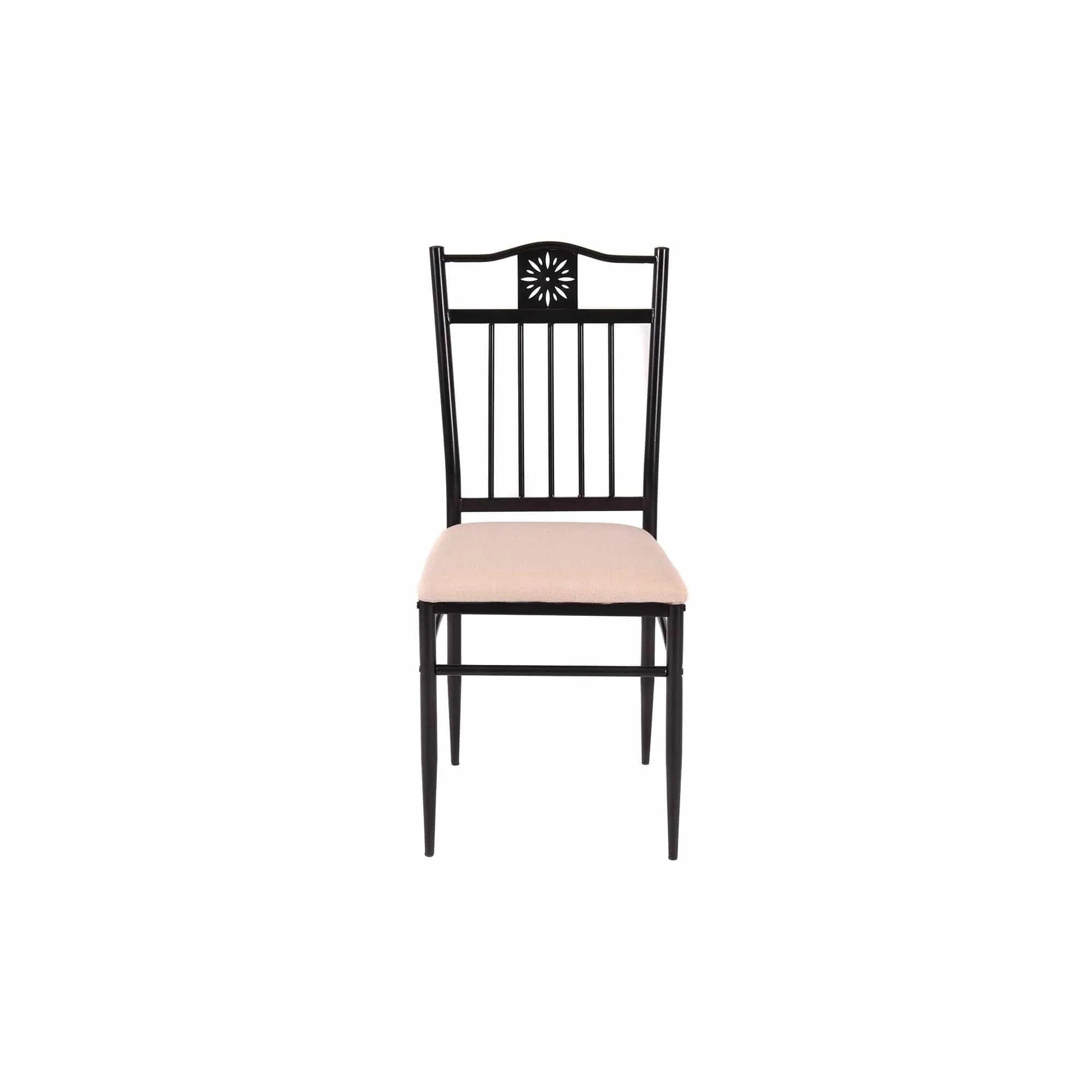 Topbuy 5 Piece Dining Set Wood Metal Table and Chairs Kitchen Furniture