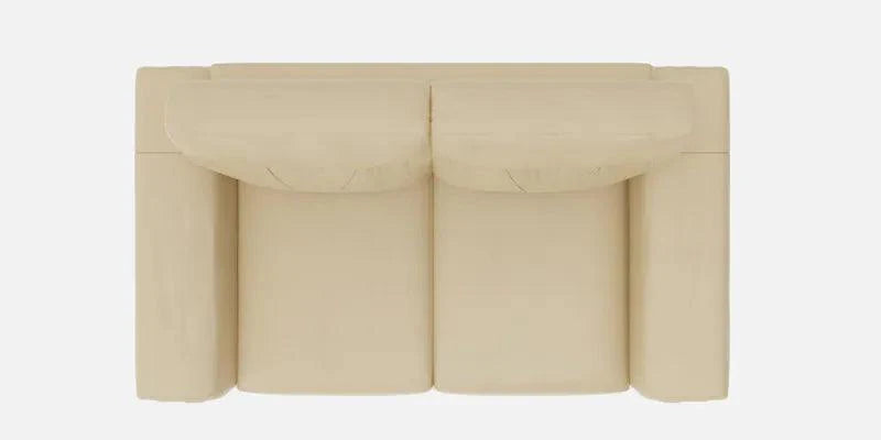 Leather 2 Seater Sofa in Beige Colour
