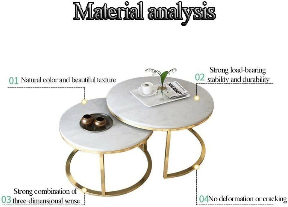 Nordic Nesting Coffee Table Set Of 2