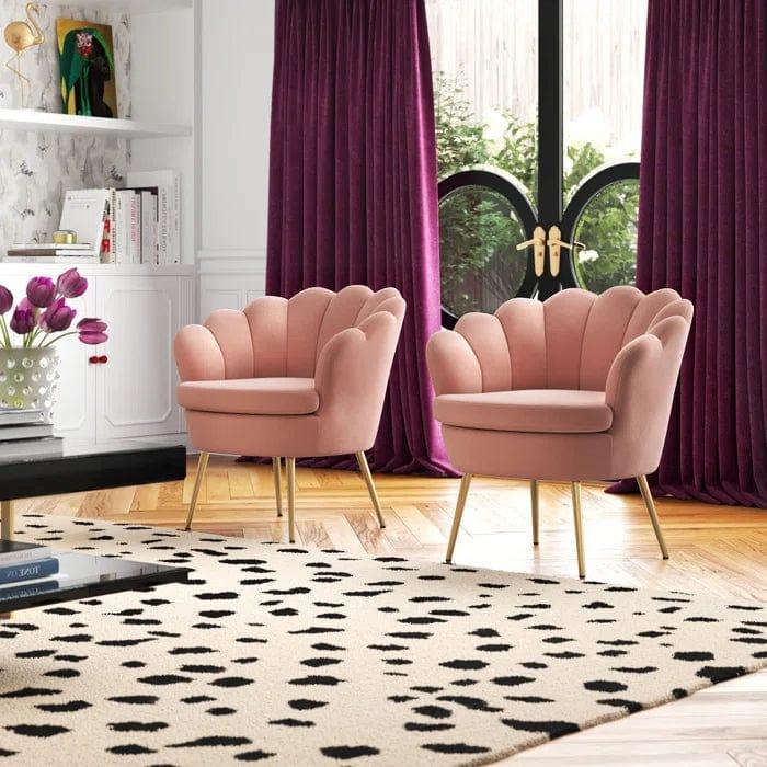 Hendrix Upholstered Barrel Chair (Set of 2)