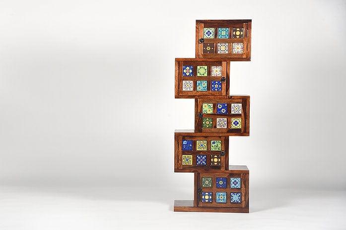 Sheesham Wood Meera Bookshelf