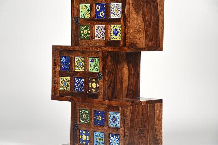 Sheesham Wood Meera Bookshelf