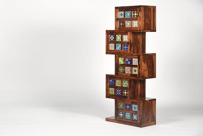 Sheesham Wood Meera Bookshelf