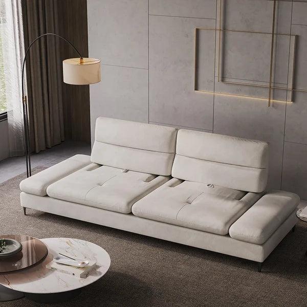 Torensal Drap 3 Seater Sofa with Adjustable Armrest & Backrest