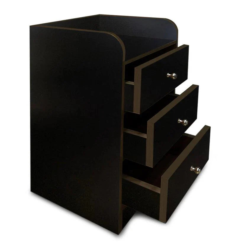 Bedside Table In Wenge Brown Colour