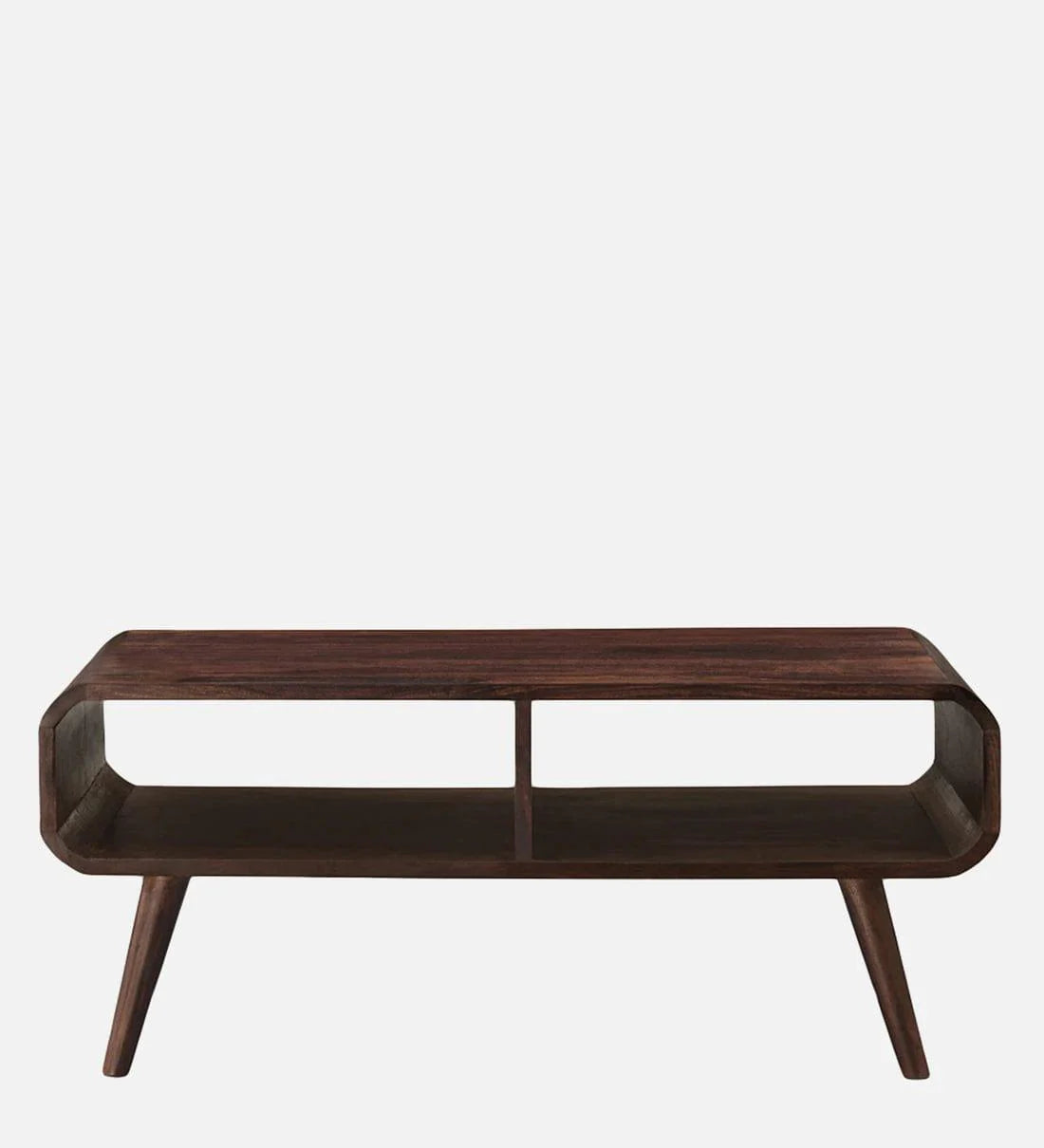 Peep Sheesham Wood Coffee Table in Provincial Teak Finish,