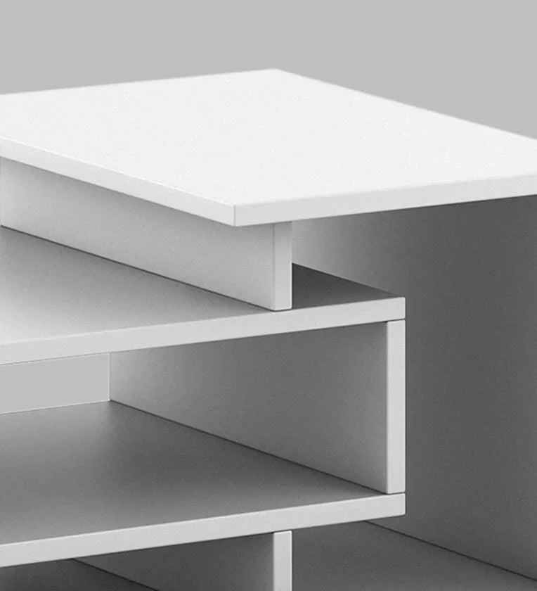 Coffee Table In Frosty White Colour