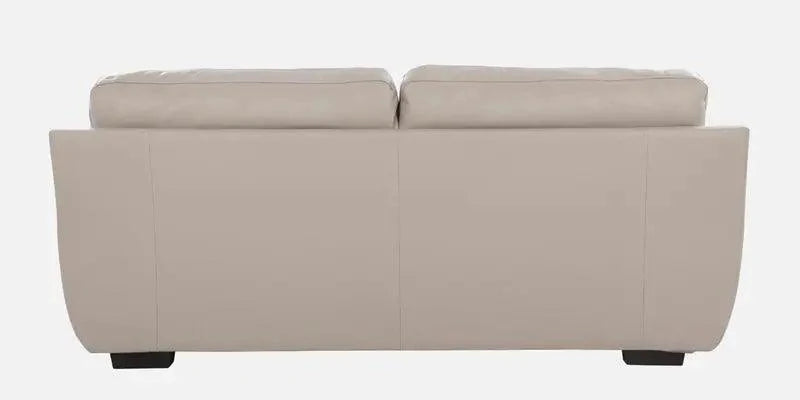 Leather 3 Seater Sofa in Cream Colour