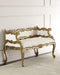 Handicrafts Sheesham Wooden Couch for Living Room or Home Decor (Ivory)