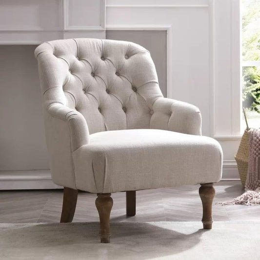Aileen  Wide Tufted Armchair