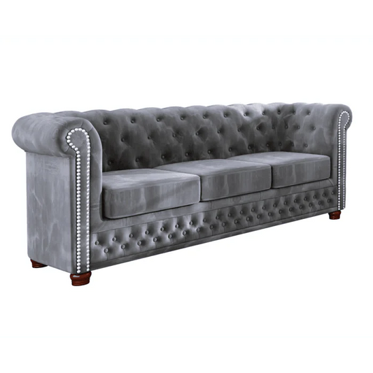Anzla 3 Seater Chesterfield Sofa