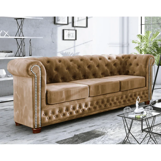 Anzla 3 Seater Chesterfield Sofa