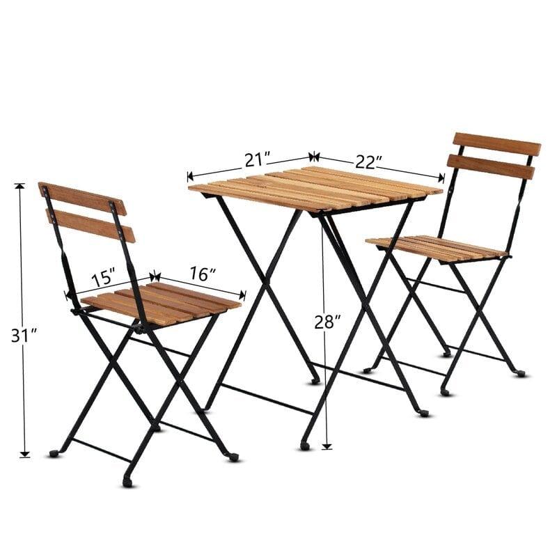 OUTDOOR FURNITURE GARDEN PATIO SEATING SET 1+2  CHAIRS AND TABLE SET BALCONY FURNITURE COFFEE TABLE SET