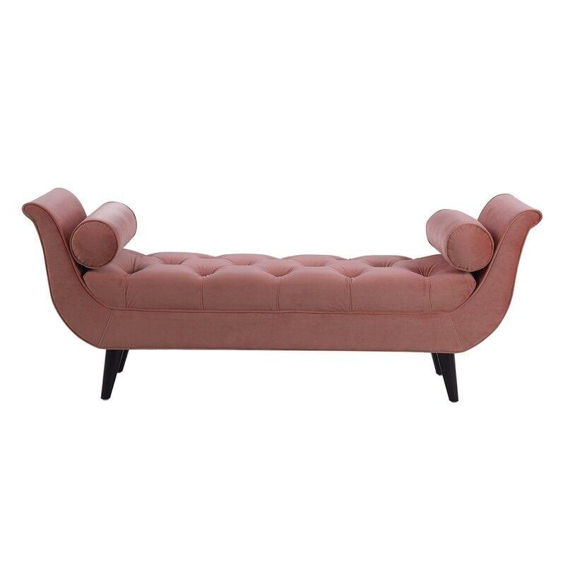 Modern Upholstered Tufted Cordelia Bench Button for Bedroom,Entryway Living Room