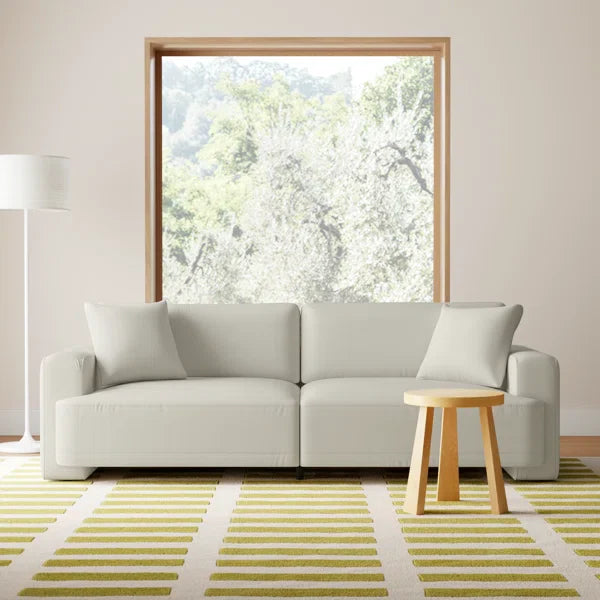 Mid-Century Modern Upholstered Sofa
