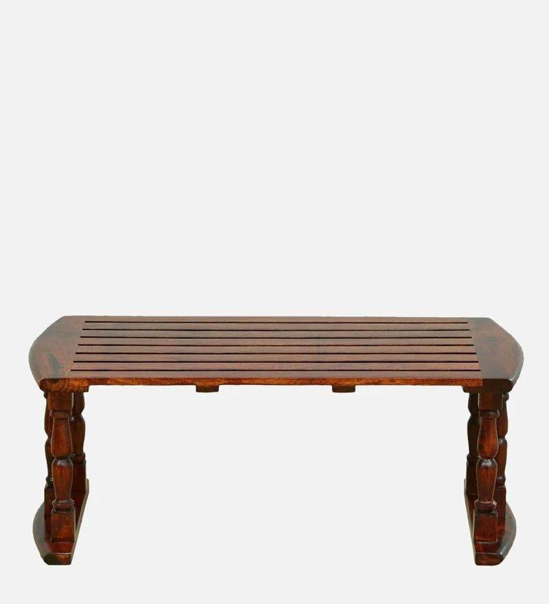 Sheesham Wood Breakfast & Laptop Table – Walnut Finish