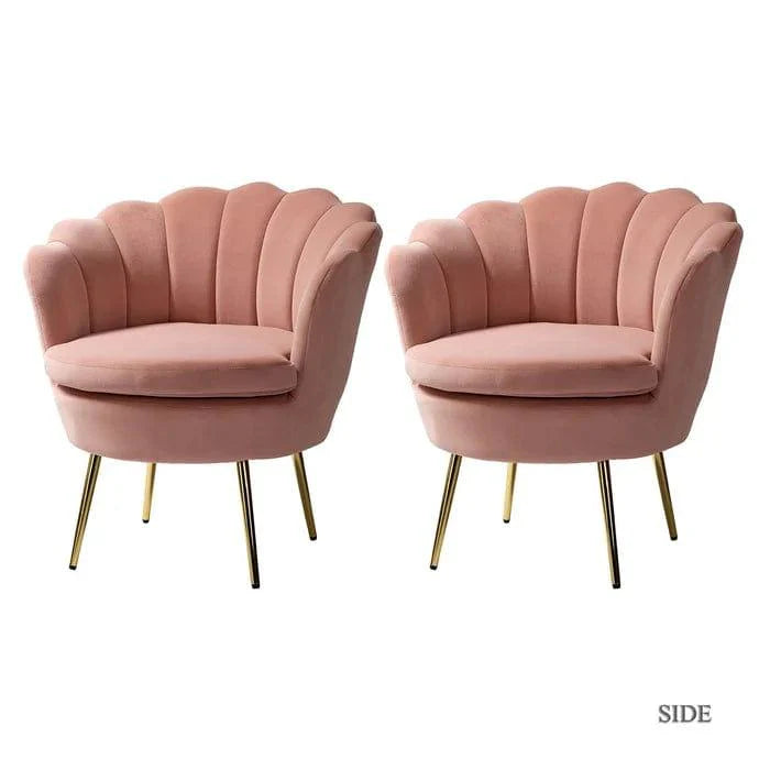 Hendrix Upholstered Barrel Chair (Set of 2)