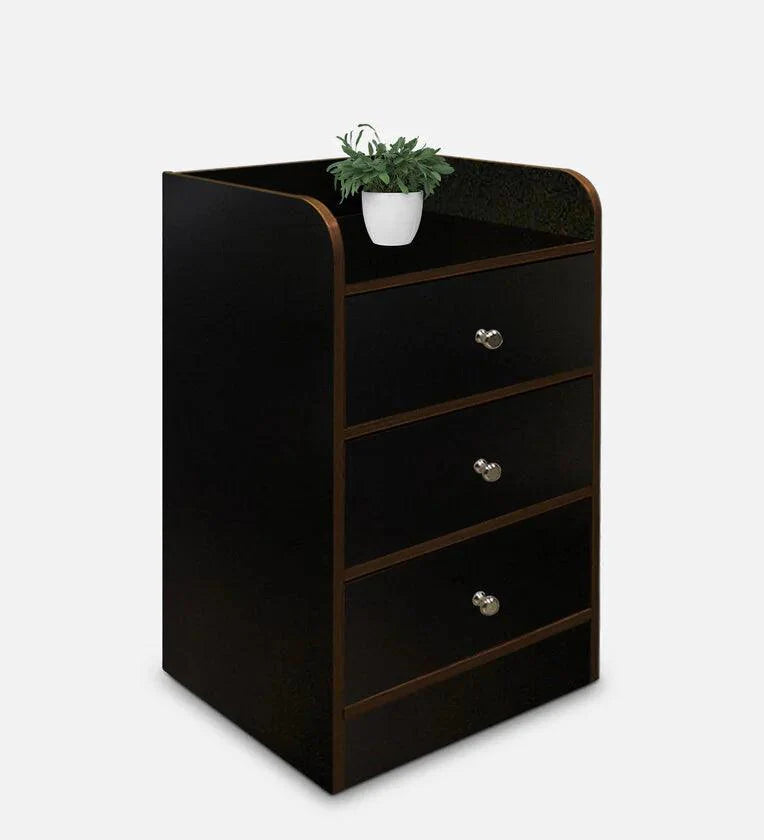 Bedside Table In Wenge Brown Colour